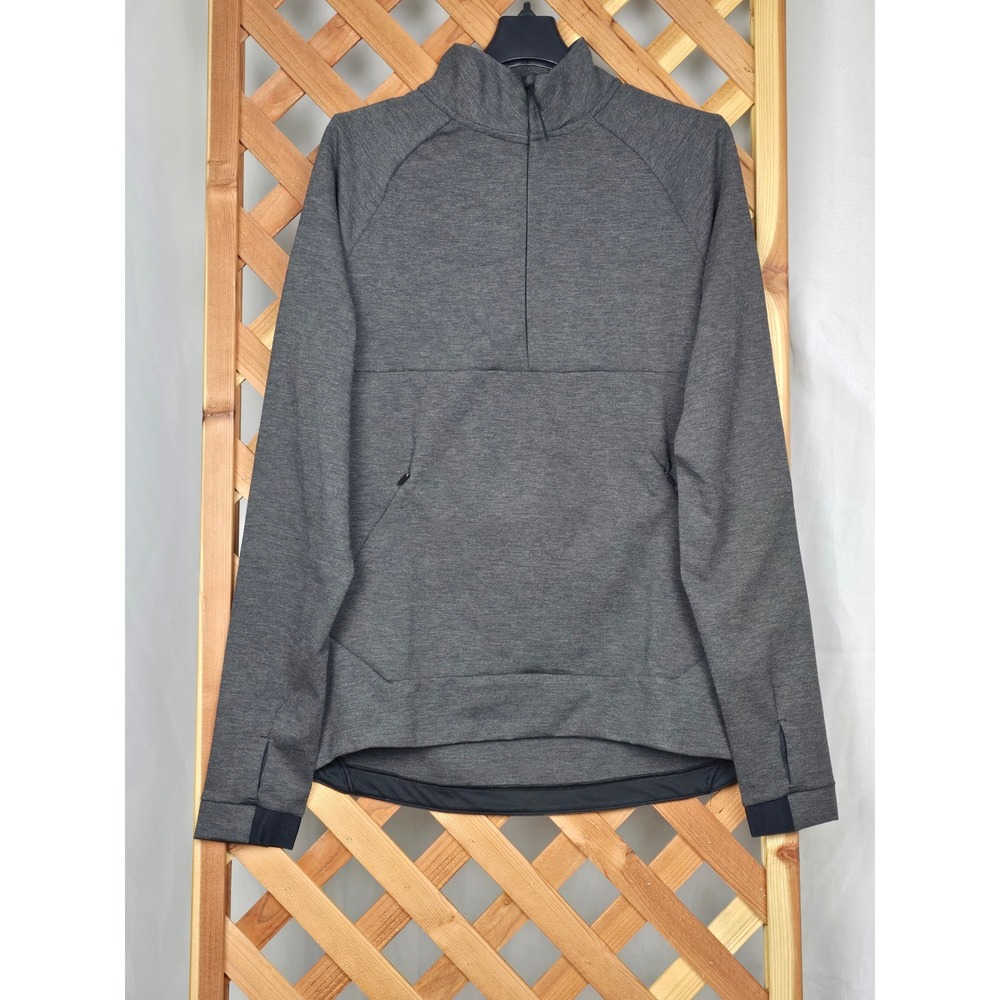 Champion Quarter Zip Pullover Mens Medium Gray Activewear - NEW